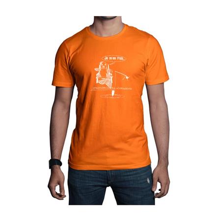 Tee Shirt Manches Courtes Homme Bartavel Nature T1063 - Orange