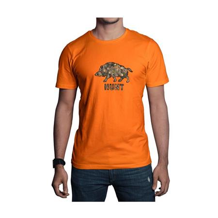 Tee Shirt Manches Courtes Homme Bartavel Nature T1106 - Orange