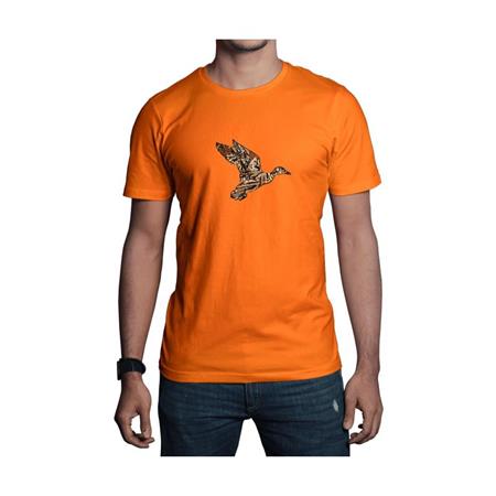 Tee Shirt Manches Courtes Homme Bartavel Nature T1108 - Orange