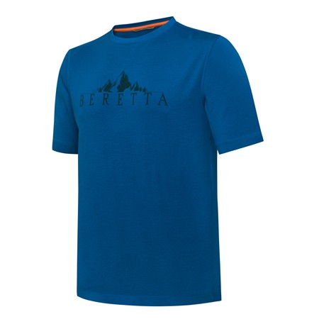 Tee Shirt Manches Courtes Homme Beretta Cresta - Blue Twilight