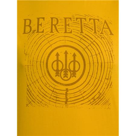 TEE-SHIRT MANCHES COURTES HOMME BERETTA FIR - SAFFRON YELLOW