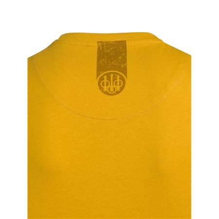 TEE-SHIRT MANCHES COURTES HOMME BERETTA LOGO - SAFFRON YELLOW