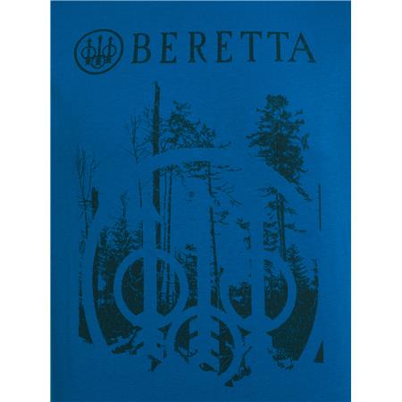 TEE-SHIRT MANCHES COURTES HOMME BERETTA OUTLINE - BLUE TWILIGHT