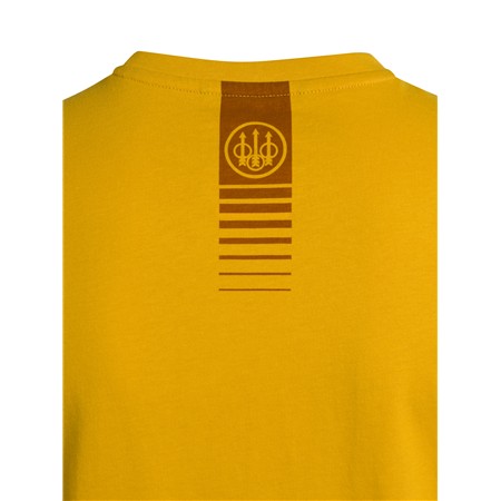 TEE SHIRT MANCHES COURTES HOMME BERETTA SPRUCE - SAFFRON YELLOW