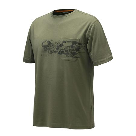 Tee Shirt Manches Courtes Homme Beretta Tactical T-Shirt - Vert