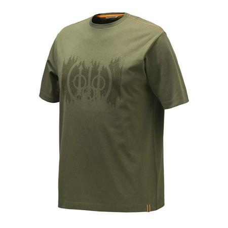 Tee Shirt Manches Courtes Homme Beretta Trident - Olive