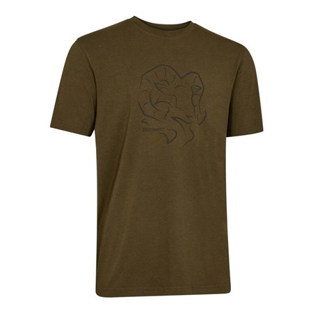 Tee Shirt Manches Courtes Homme Deerhunter Bamboo - Deep Green