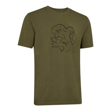 Tee Shirt Manches Courtes Homme Deerhunter Bamboo - Glen Green