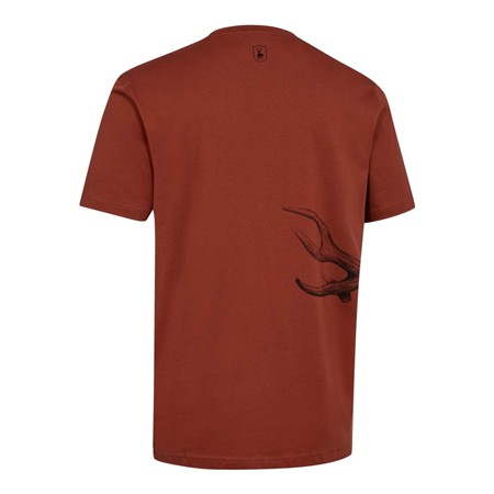 TEE SHIRT MANCHES COURTES HOMME DEERHUNTER OLIVER - SPICY RED