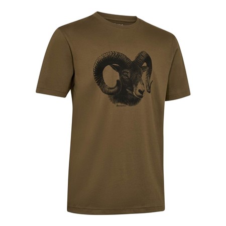 Tee Shirt Manches Courtes Homme Deerhunter Tristan - Dark Earth