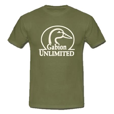 Tee Shirt Manches Courtes Homme Gabion Unlimited -  Kaki