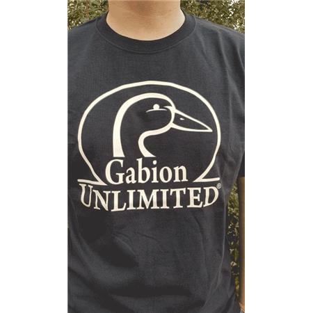 TEE SHIRT MANCHES COURTES HOMME GABION UNLIMITED - NOIR