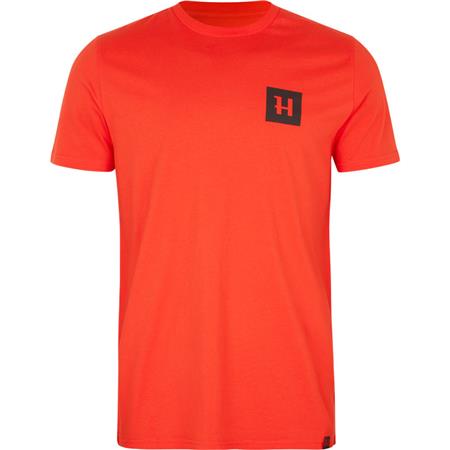 Tee Shirt Manches Courtes Homme Harkila Frej S/S - Orange