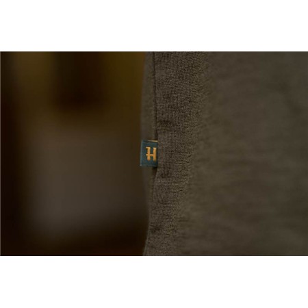 TEE SHIRT MANCHES COURTES HOMME HARKILA GAME S/S - WILLOW GREEN STAG