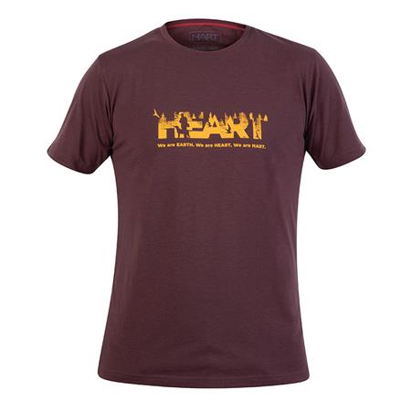 Tee Shirt Manches Courtes Homme Hart B.Earth - Bordeaux