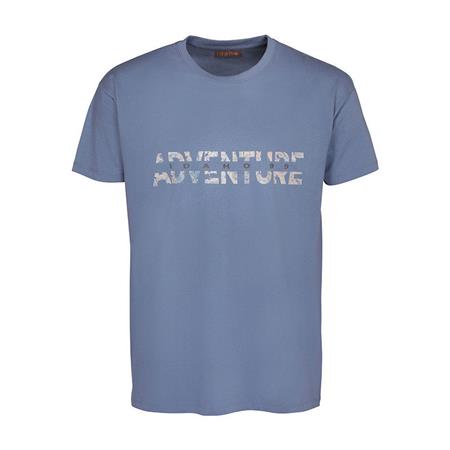 Tee-Shirt Manches Courtes Homme Idaho Adventure - Bleu