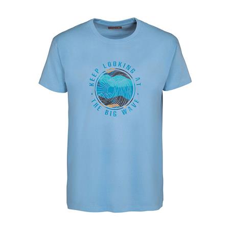 Tee-Shirt Manches Courtes Homme Idaho Big Wave - Bleu Ciel