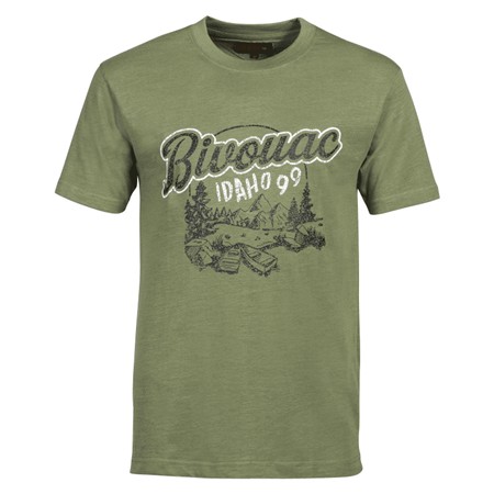 Tee Shirt Manches Courtes Homme Idaho Bivouac - Kaki