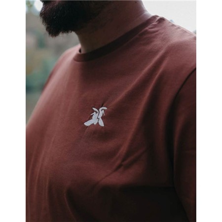 Tee Shirt Manches Courtes Homme Le Pairon Bécassier - Bordeaux