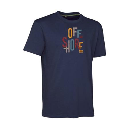Tee Shirt Manches Courtes Homme Percussion Offshore - Marine