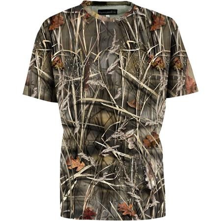 Tee Shirt Manches Courtes Homme Percussion Palombe - Ghost Camo Wet