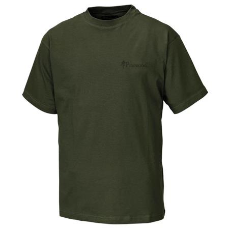 Tee Shirt Manches Courtes Homme Pinewood 2 - Pack - Vert - Par 2