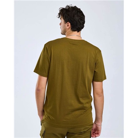 TEE SHIRT MANCHES COURTES HOMME PINEWOOD MOOSE - H.OLIVE