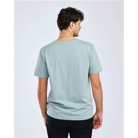 TEE SHIRT MANCHES COURTES HOMME PINEWOOD OUTDOOR LIFE - AQUA GREY
