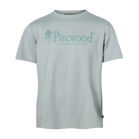 Tee Shirt Manches Courtes Homme Pinewood Outdoor Life - Aqua Grey