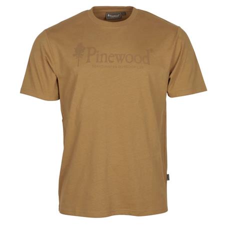 TEE SHIRT MANCHES COURTES HOMME PINEWOOD OUTDOOR LIFE - BRONZE