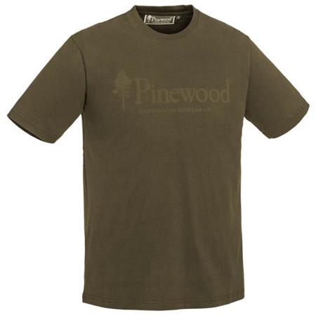 TEE SHIRT MANCHES COURTES HOMME PINEWOOD OUTDOOR LIFE - OLIVE
