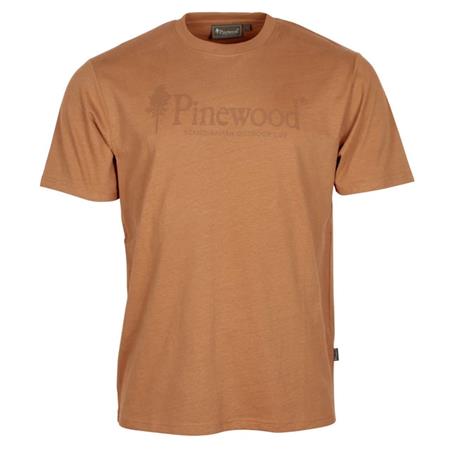 TEE SHIRT MANCHES COURTES HOMME PINEWOOD OUTDOOR LIFE - TERRACOTTA
