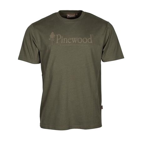 Tee Shirt Manches Courtes Homme Pinewood Outdoor Life - Vert