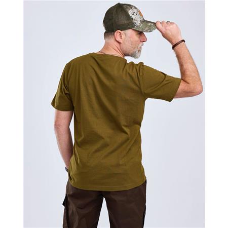TEE SHIRT MANCHES COURTES HOMME PINEWOOD WILD BOAR - OLIVE