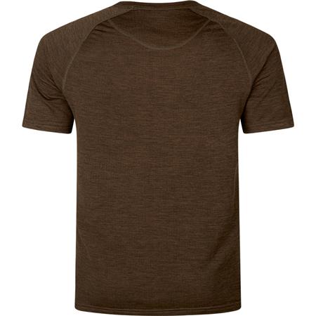 TEE SHIRT MANCHES COURTES HOMME SEELAND ACTIVE S/S - MARRON