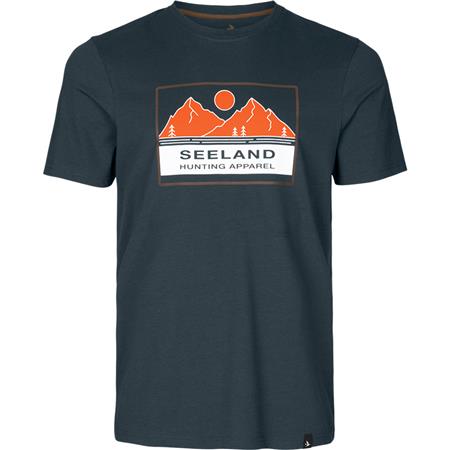 Tee Shirt Manches Courtes Homme Seeland Kestrel - Marine
