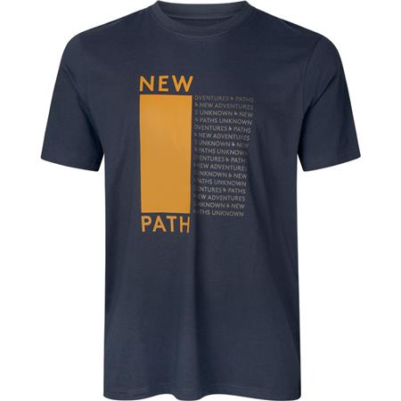 Tee Shirt Manches Courtes Homme Seeland Path - Marine - Par 1