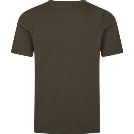 TEE SHIRT MANCHES COURTES HOMME SEELAND THERMAL - PINE GREEN