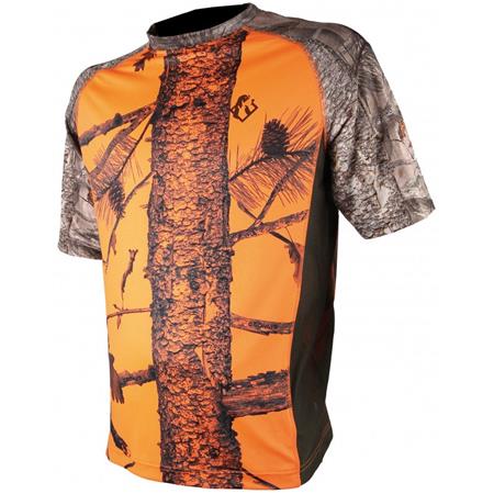 Tee Shirt Manches Courtes Homme Somlys Spandex - Camo Orange 053F