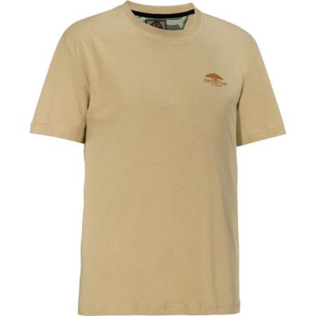 TEE SHIRT MANCHES COURTES HOMME SWEDTEAM OAKES - BEIGE