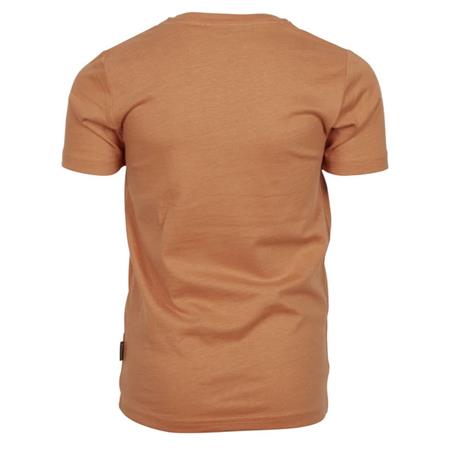 TEE SHIRT MANCHES COURTES JUNIOR PINEWOOD OUTDOOR LIFE KID - TERRACOTTA