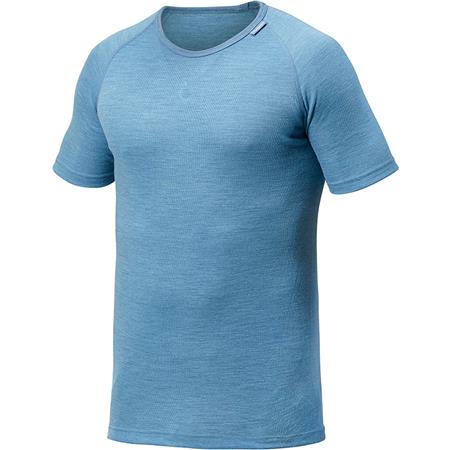 Tee Shirt Manches Courtes Mixte Woolpower Tee Lite - Bleu