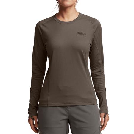 TEE-SHIRT MANCHES LONGUES FEMME SITKA LIGHTWEIGHT CREW LS - HAWK