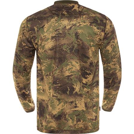 TEE SHIRT MANCHES LONGUES HOMME HARKILA DEER STALKER CAMO L/S - AXIS MSP FOREST GREEN