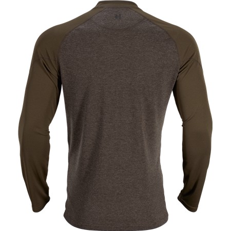 TEE SHIRT MANCHES LONGUES HOMME HARKILA METSO L/S - OLIVE NIGHT/WILLOW GREEN