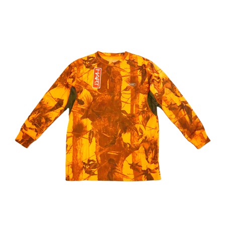 Tee Shirt Manches Longues Homme Hart Crew-L - Camo Blaze - L