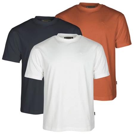 Tee Shirt Manches Longues Homme Pinewood 3-Pack - Bleu/Blanc/Orange - Par 3