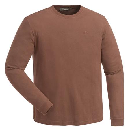 TEE SHIRT MANCHES LONGUES HOMME PINEWOOD PEACHED L/S - ROUILLE