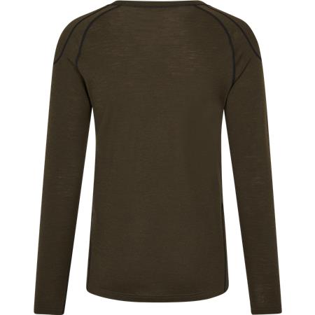 TEE SHIRT MANCHES LONGUES HOMME SEELAND APEX ONE HUNDRED L/S - PINE GREEN