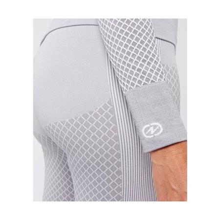 TEE SHIRT MANGAS COMPRIDAS MULHER DAMART TEE SHIRT THERMOLACTY ENERGY 3 COL ZIP - CINZA